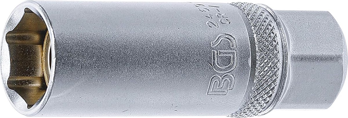 Bougiesleutel Met Magneet 10mm (3/8") Aandrijving 16mm Zeskant Chroom-Vanadium