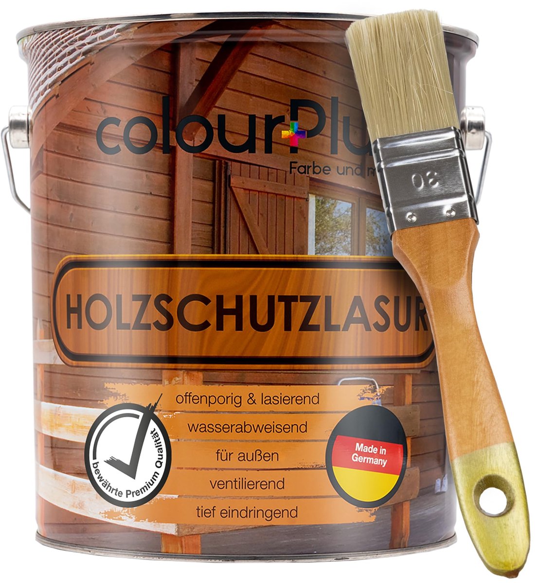 ColourPlus Houtbeits - Weerbestendige Houtolie - Met UV bescherming - Transparant - 5 Liter