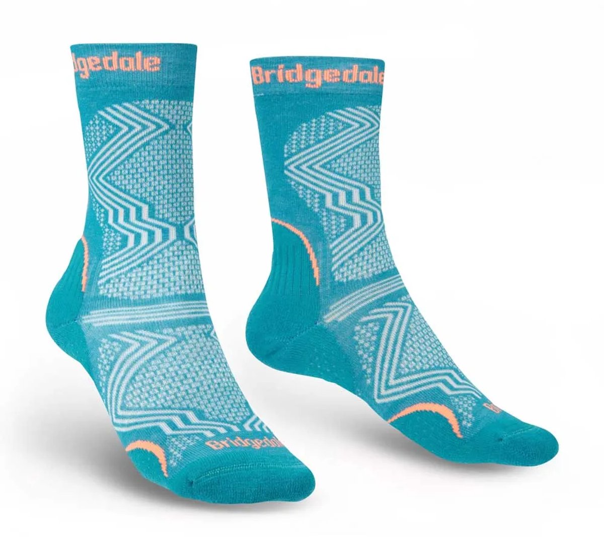 Bridgedale Ultralight T2 Coolmax® Performance Boot Sokken Vrouw Turquoise