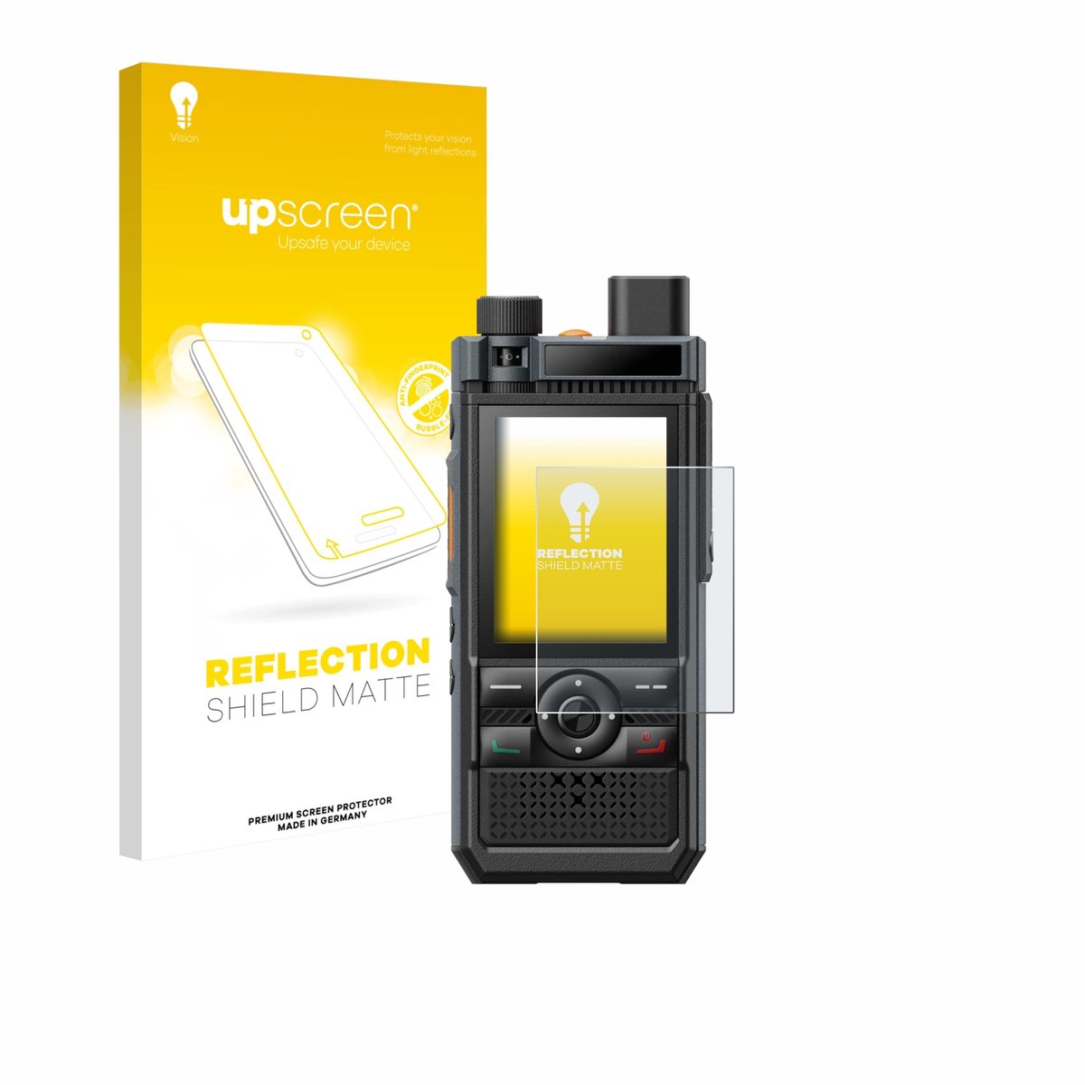 upscreen - Screenprotector voor Hytera P50 - Folie Beschermfolie anti glare matte