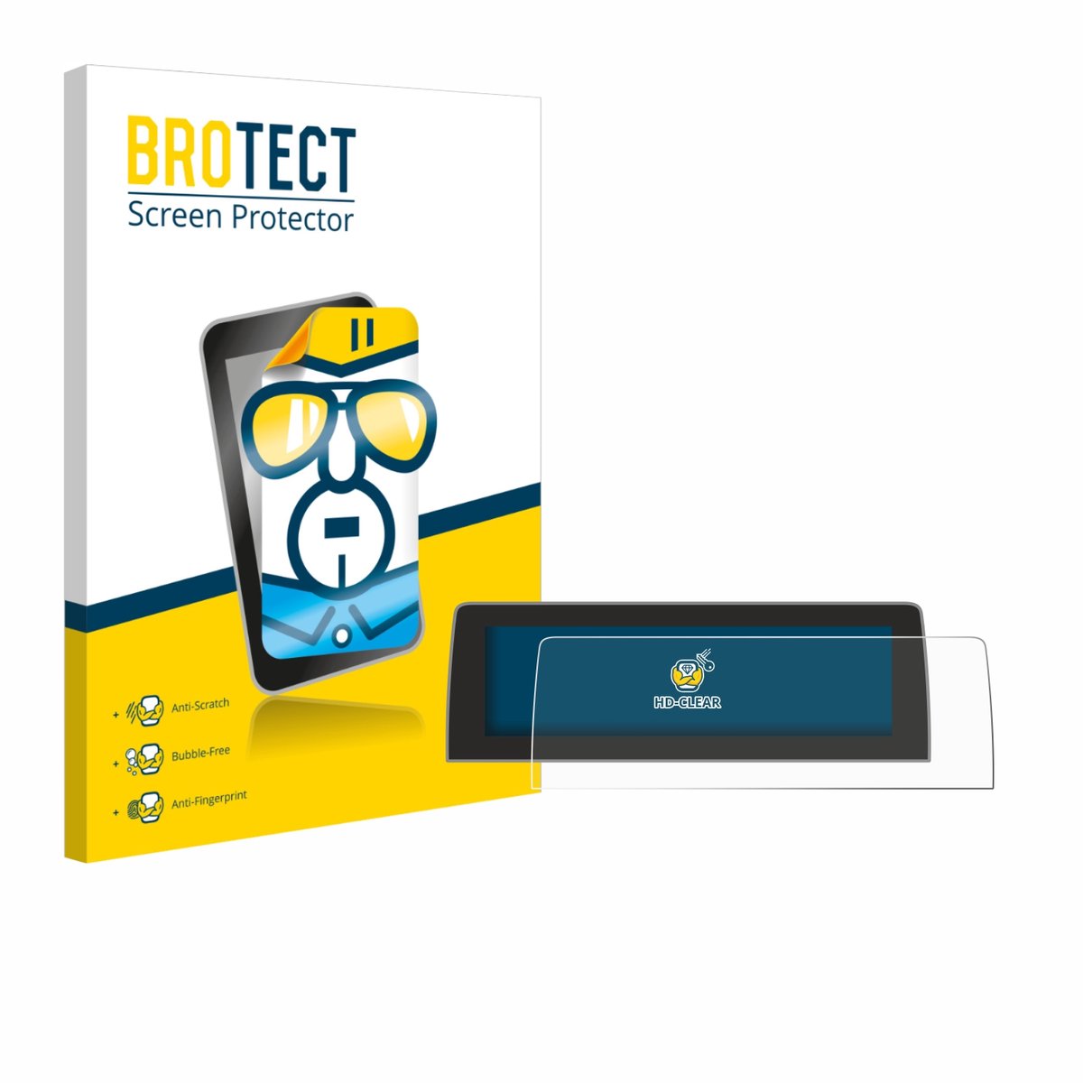BROTECT - Screenprotector voor BMW X3 GO1 2023 - Folie Beschermfolie transparant