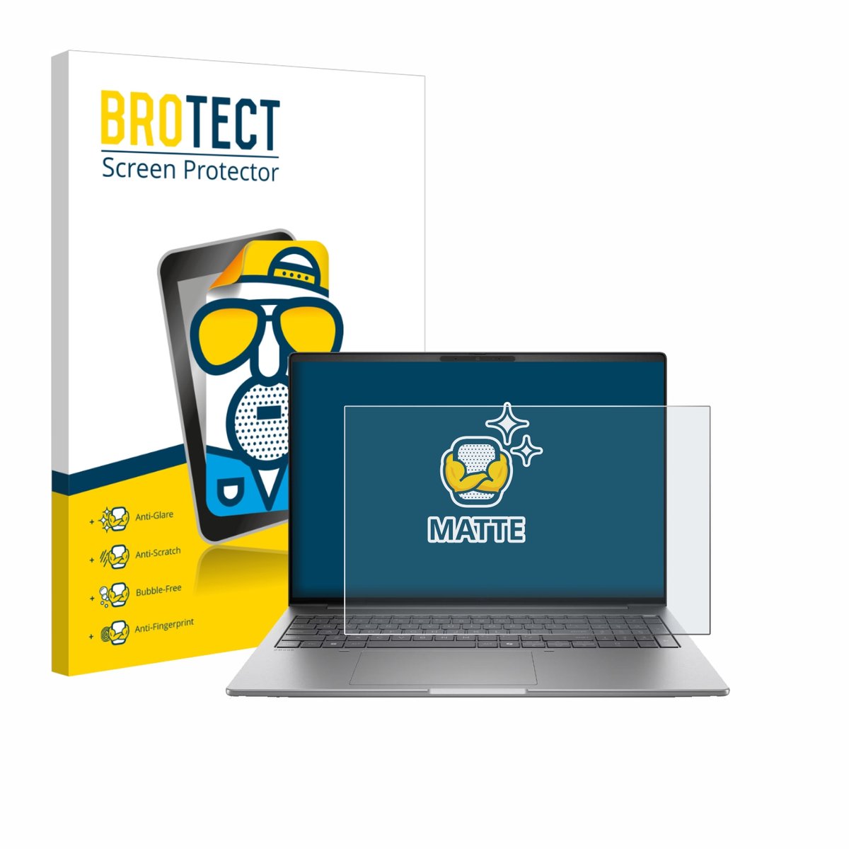 BROTECT - Screenprotector voor HP ZBook 8 G1i 16" - Folie Beschermfolie matte