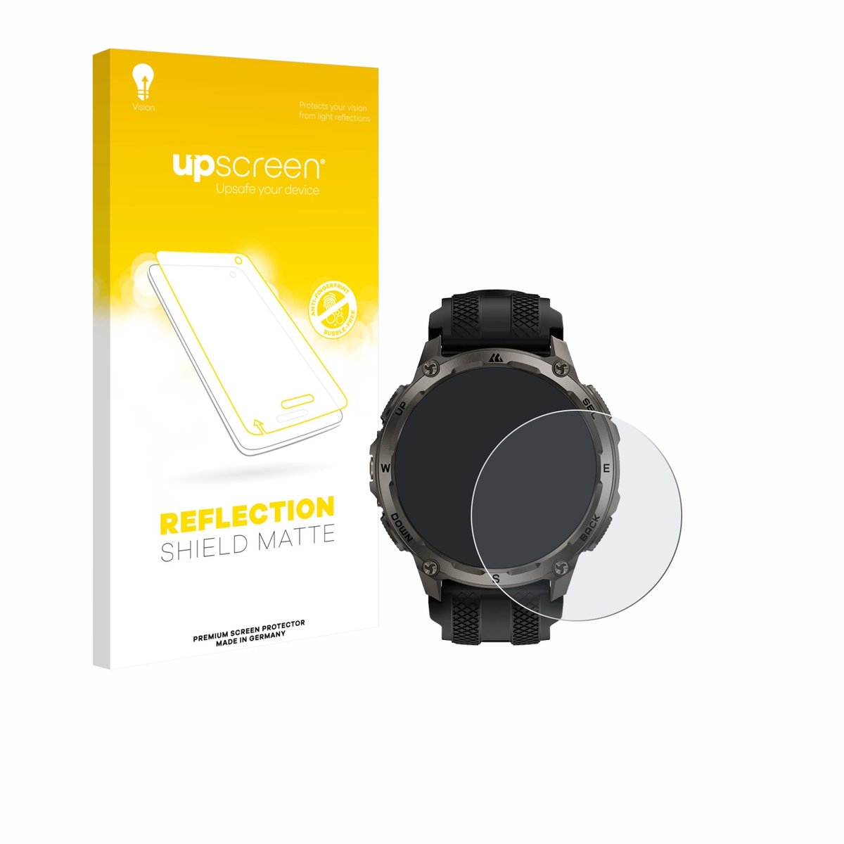 upscreen - Screenprotector voor Kospet Tank T4 - Folie Beschermfolie anti glare matte