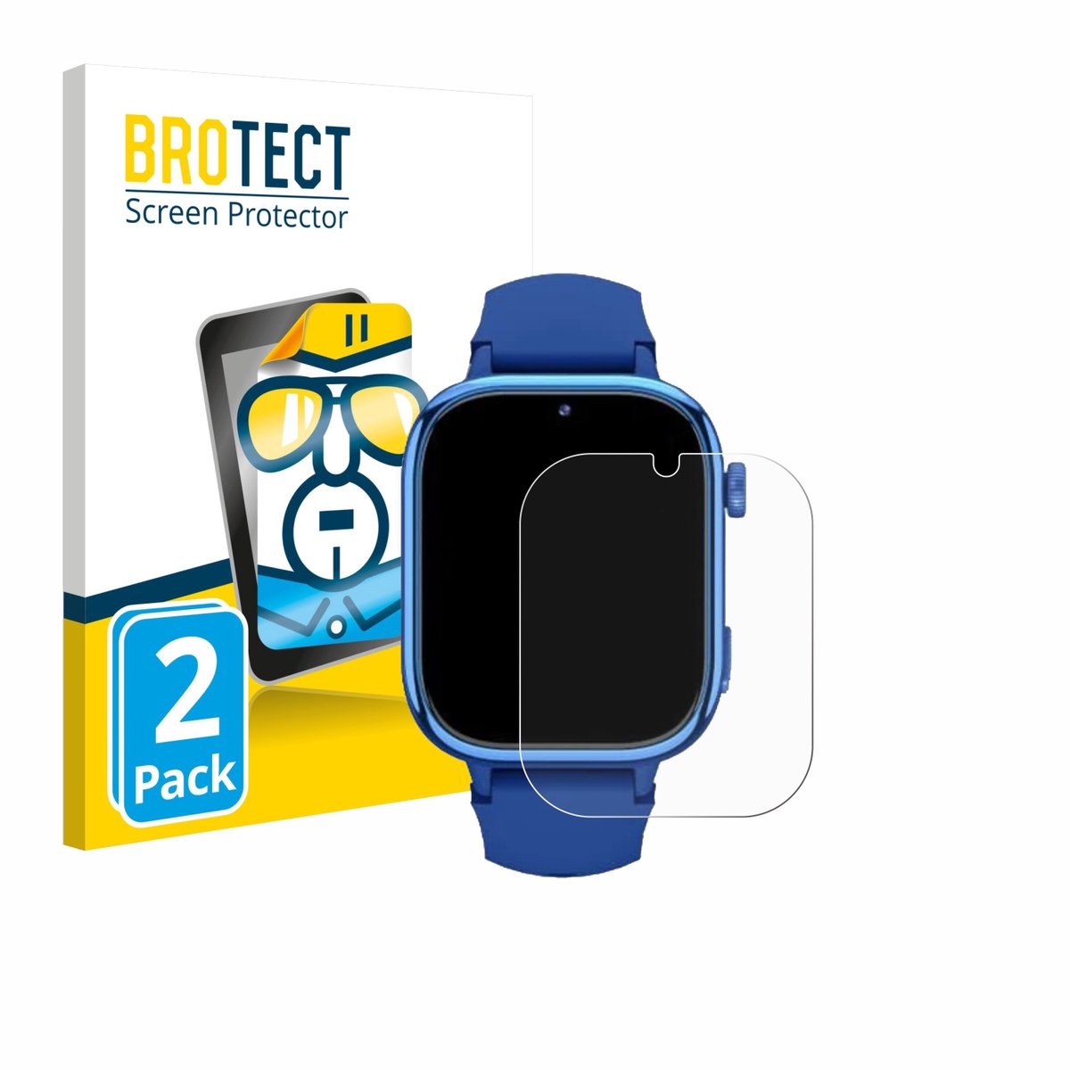 BROTECT - Screenprotector voor T40 / T12 - Folie Beschermfolie transparant 2 Stuks