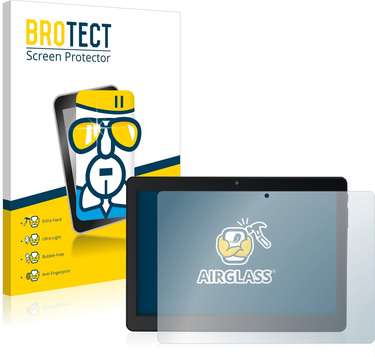 Screenprotector voor Acepad A145 10.1" Beschermglas transparant