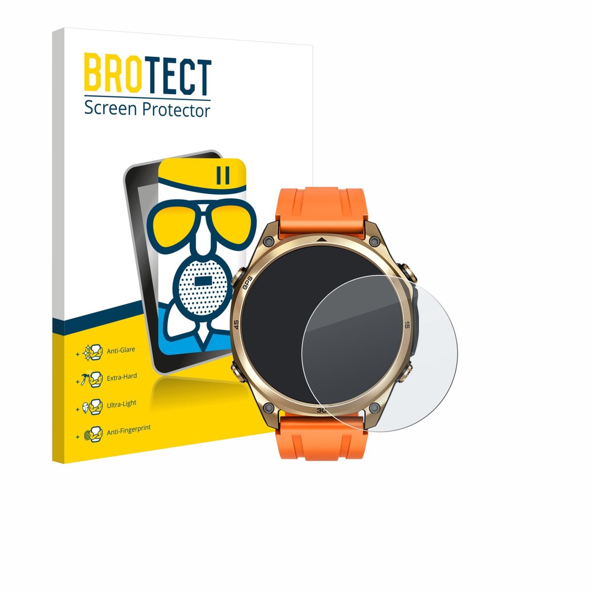 BROTECT - Screenprotector voor Doogee Anywise W1 - Folie Beschermfolie Beschermglas matte