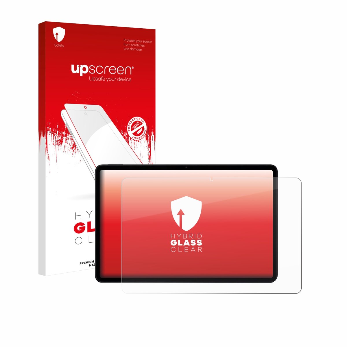 upscreen - Screenprotector voor Xiaomi Poco Pad M1 - Folie Beschermfolie Beschermglas transparant
