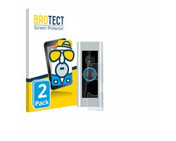 BROTECT - Screenprotector voor Ring Video Doorbell Pro (Version 2) - Folie Beschermfolie matte 2 Stuks