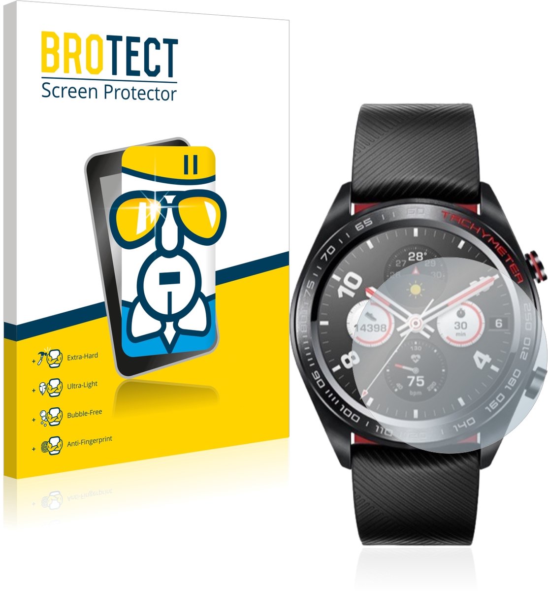 Screenprotector voor Honor Watch Magic Beschermglas transparant