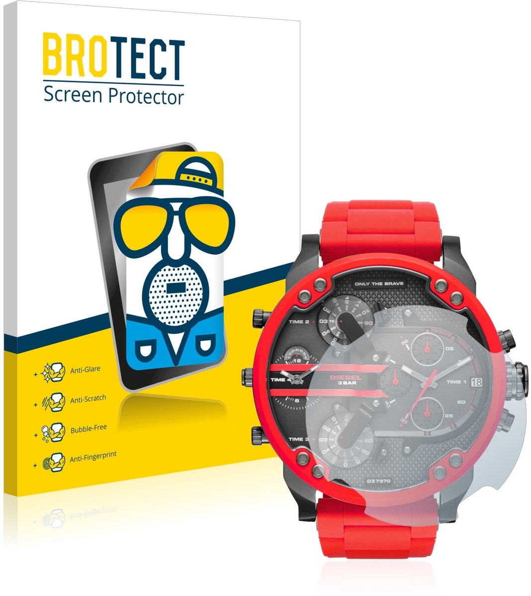 BROTECT - Screenprotector voor Diesel DZ7370 - Folie Beschermfolie matte 2 Stuks