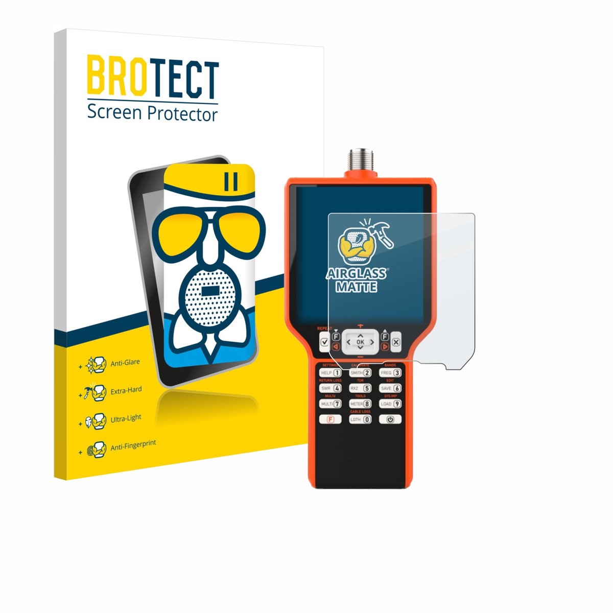 BROTECT - Screenprotector voor RigExpert MATCH - Folie Beschermfolie Beschermglas matte