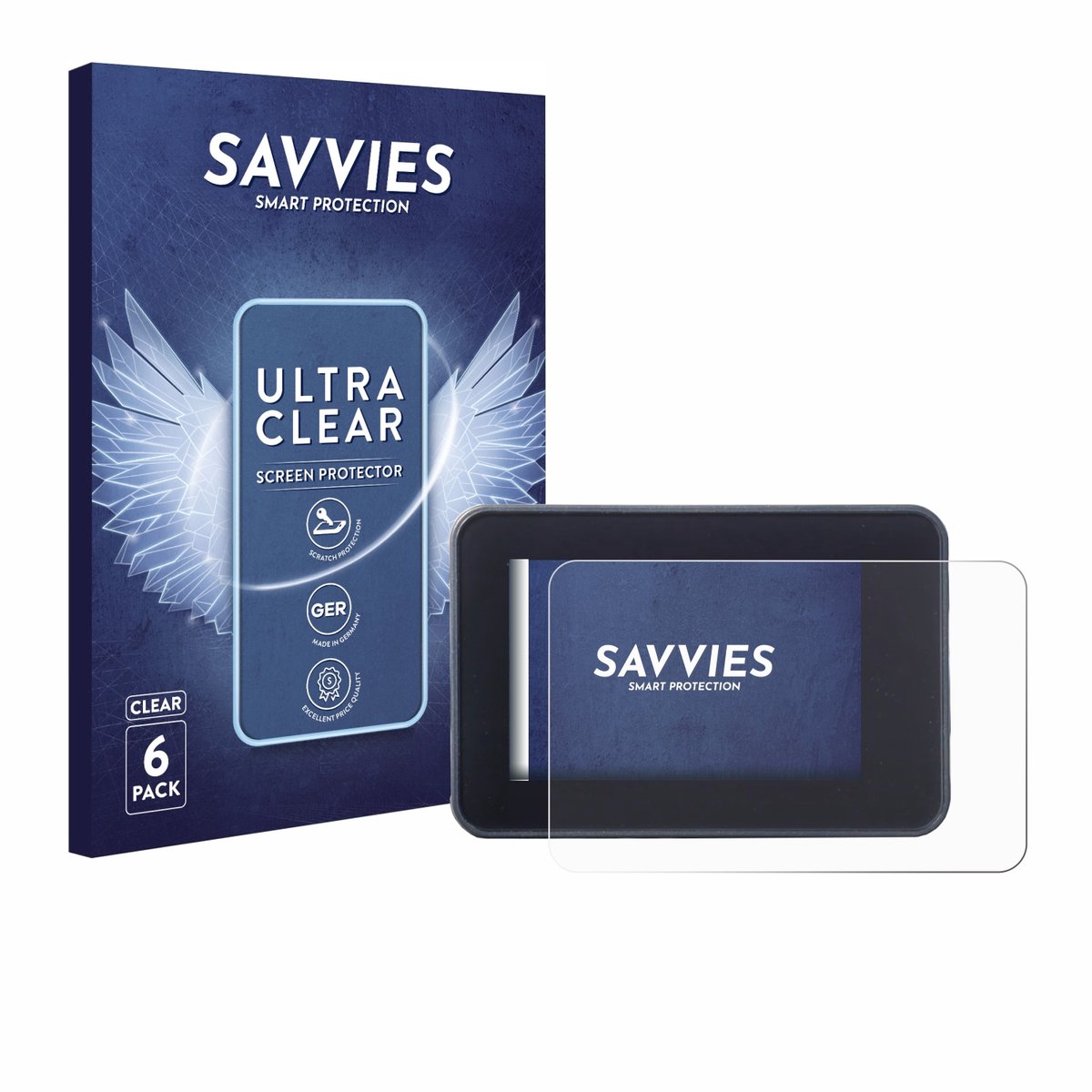 Savvies - Screenprotector voor Yamaha MT-07 2023 - Folie Beschermfolie transparant 6 Stuks