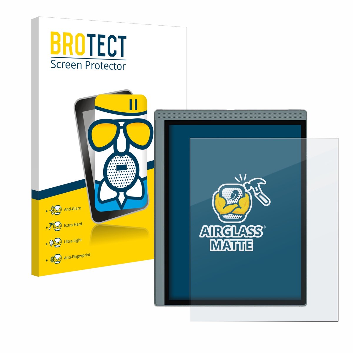 BROTECT - Screenprotector voor Bigme B1051C - Folie Beschermfolie Beschermglas matte