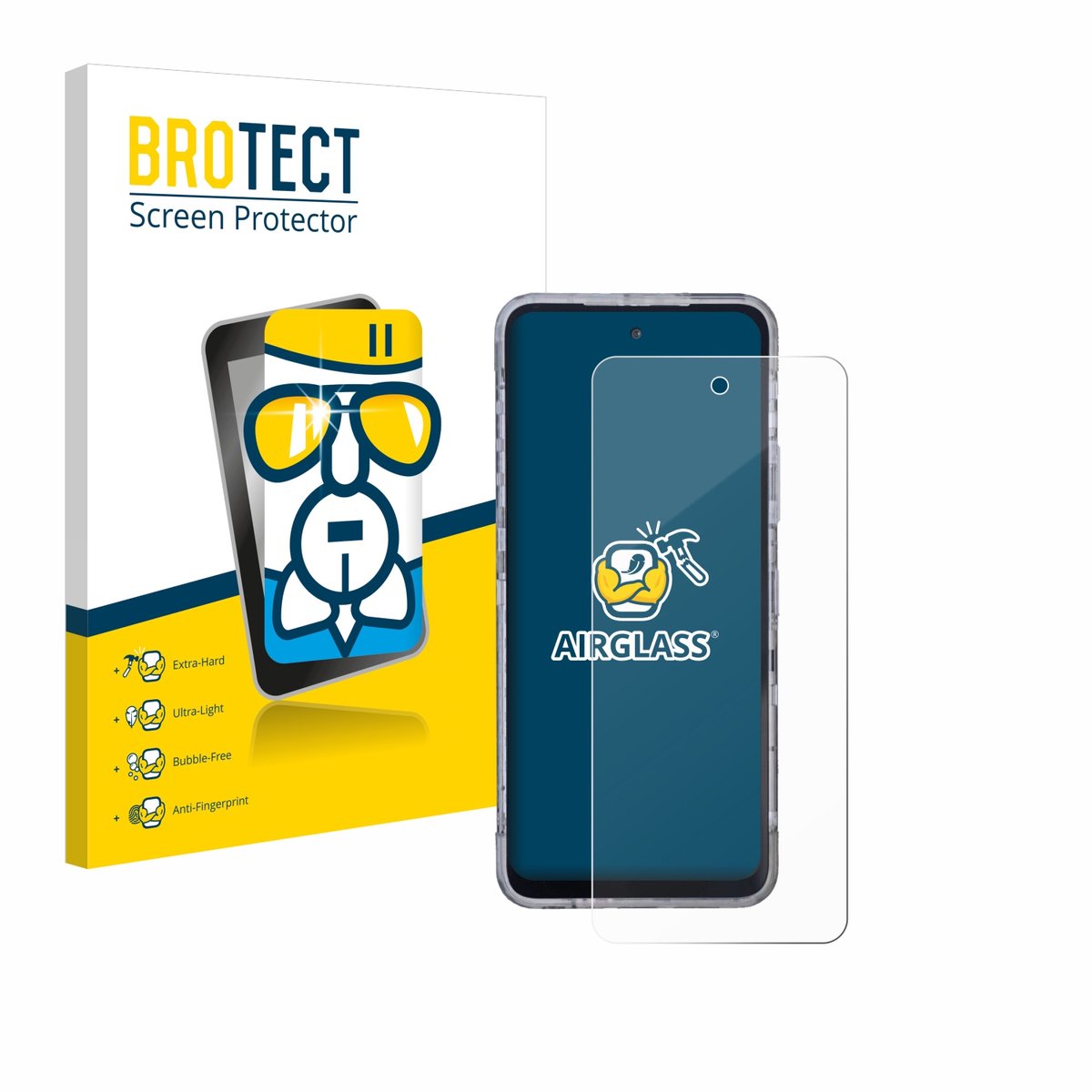 Screenprotector voor AGM X6 Phantom Beschermglas transparant
