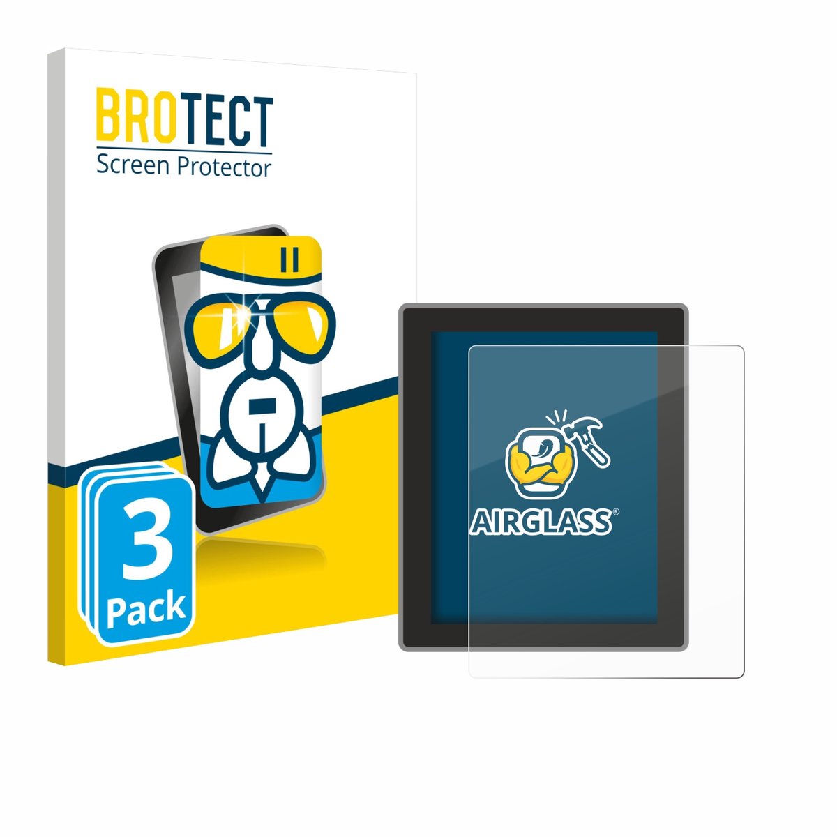 Screenprotector 3 Stuks voor Peterson Strobostomp Mini Beschermglas transparant