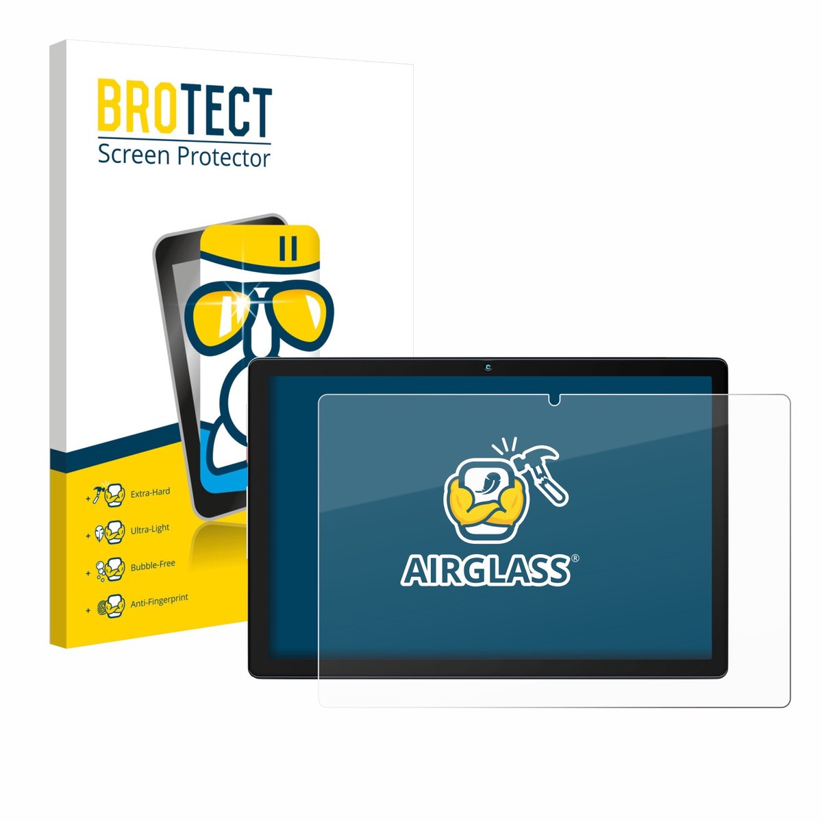 Screenprotector voor Yicty MB1001 10.1" Beschermglas transparant