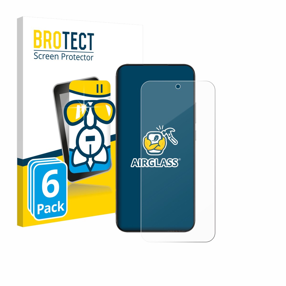 Screenprotector 6 Stuks voor realme Narzo 90 Beschermglas transparant