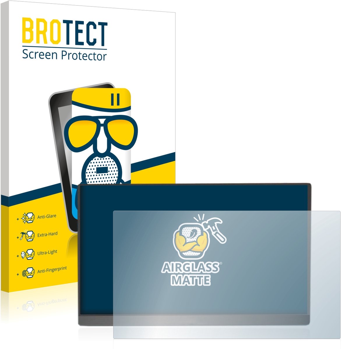 BROTECT - Screenprotector voor Arzopa 15.6" 1080p Portable Monitor - Folie Beschermfolie Beschermglas matte