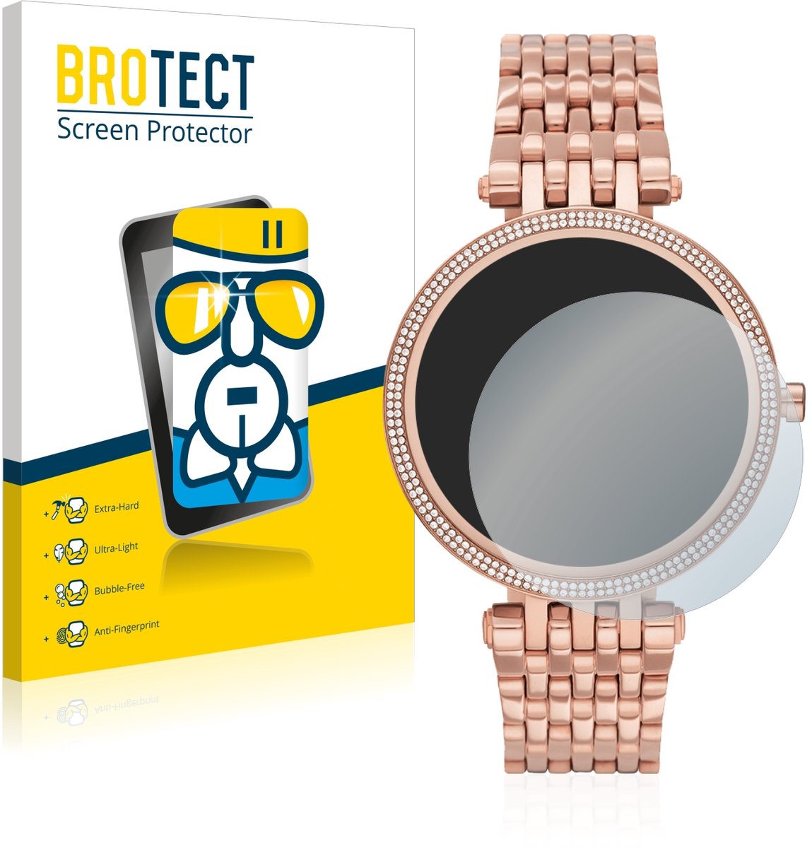 Screenprotector voor Michael Kors Access Darci Gen 5E Beschermglas transparant