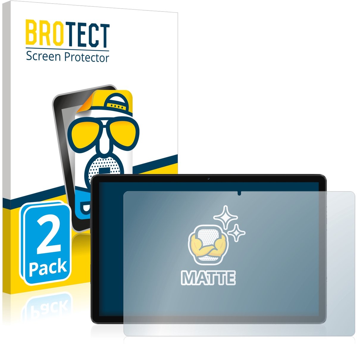 BROTECT - Screenprotector voor Alldocube iPlay 50 - Folie Beschermfolie matte 2 Stuks