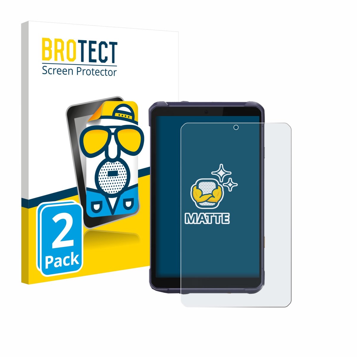 BROTECT - Screenprotector voor CHCNAV LT800 - Folie Beschermfolie matte 2 Stuks
