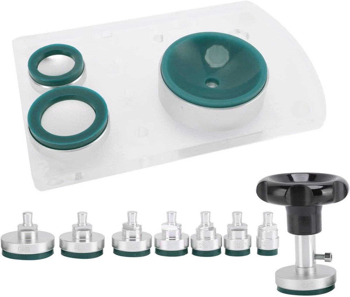 Allecto- Horlogeband vervangen tool - Horloge reparatie set - Rubberen horloge behuizing opener - Rode siliconen horlogeband verwijderaar - Geschikt voor horloges - Zwart model Horloge Behuizing Opener Set, Handige Horloge Reparatie Tool (accessoire)