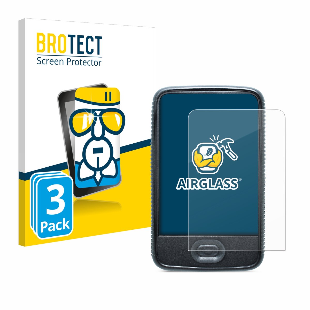 Screenprotector 3 Stuks voor Dexcom G6 Receiver CGM Beschermglas transparant