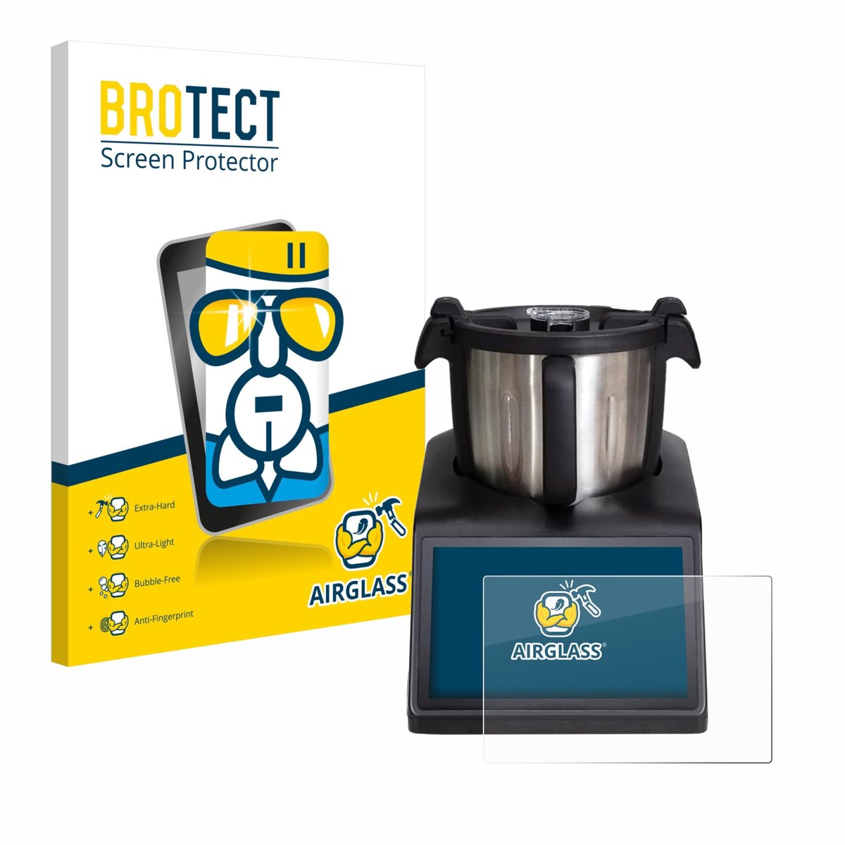 Screenprotector voor Ufesa TotalChef RK10 Beschermglas transparant