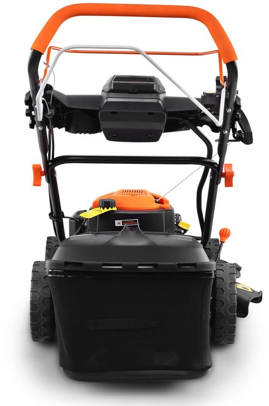 FUXTEC Grasmaaier Benzine - E-Start - 51cm - Zelfrijdend / Zelftrekkend / Achterwielaandrijving - Mulchfunctie - Opvangbak 60L - FX-RM5196eS van FUXTEC — afbeelding 2
