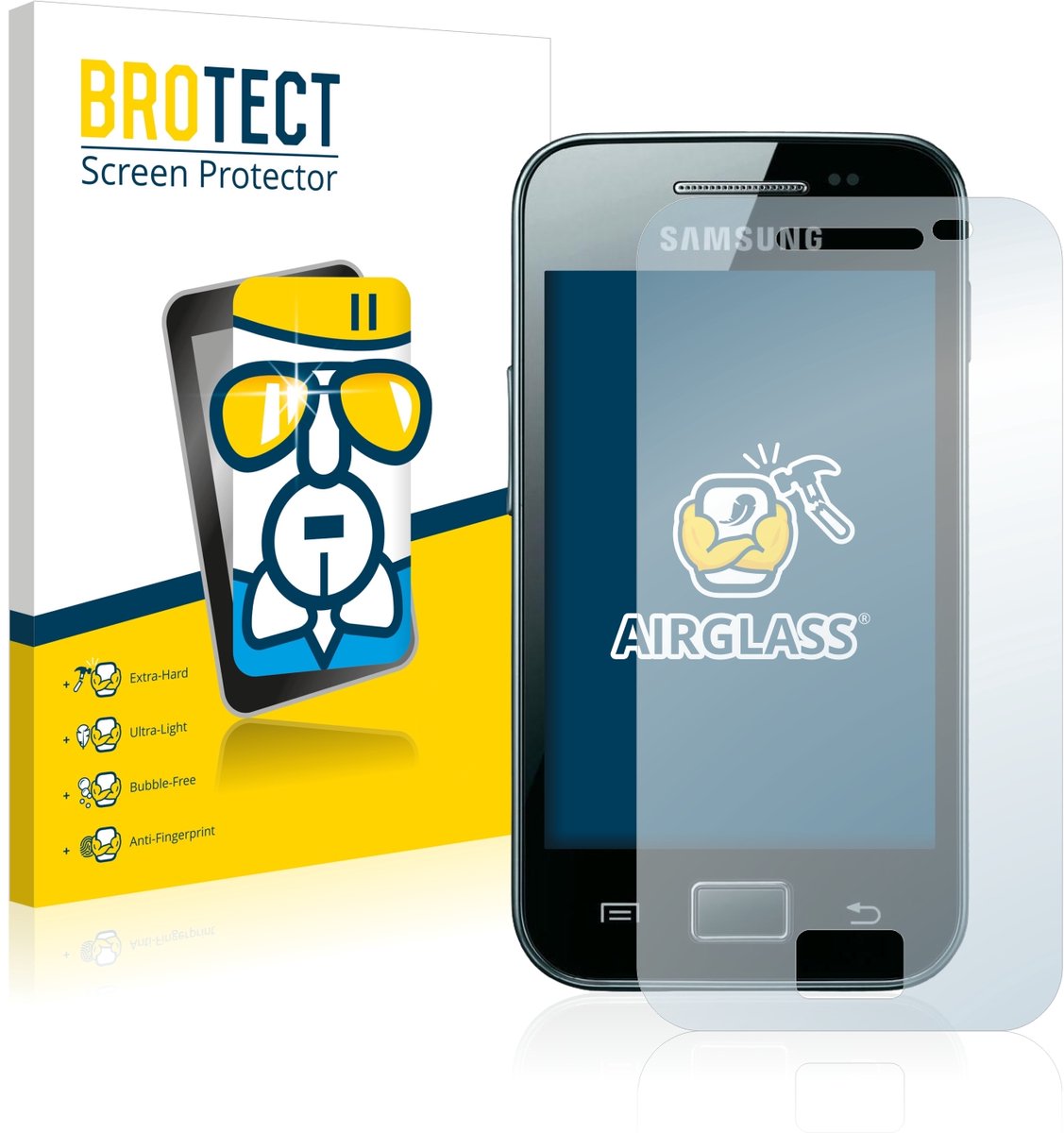 Screenprotector voor Samsung Galaxy Ace S5830i Beschermglas transparant