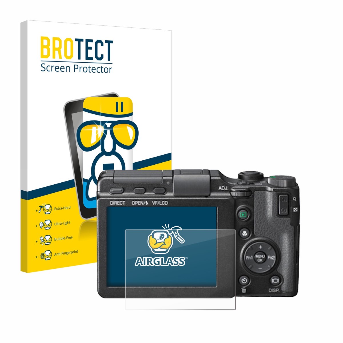 Screenprotector voor Ricoh GXR Beschermglas transparant