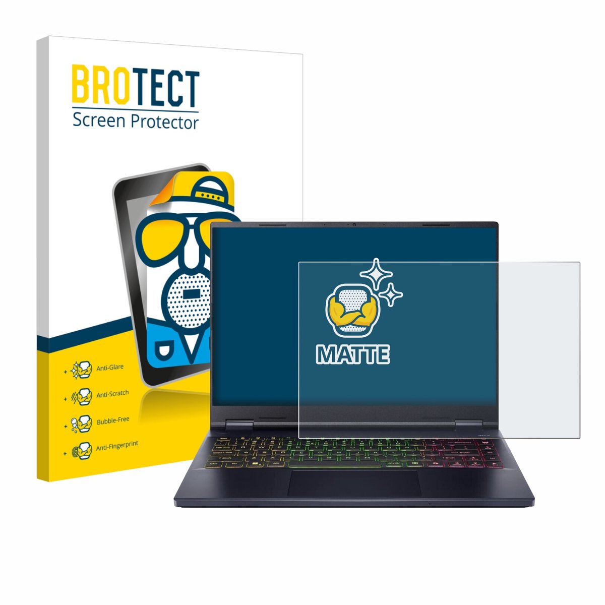 BROTECT - Screenprotector voor Acer Predator Helios Neo 14 AI - Folie Beschermfolie matte