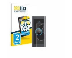BROTECT - Screenprotector voor Ring Video Doorbell Wired - Folie Beschermfolie transparant 2 Stuks