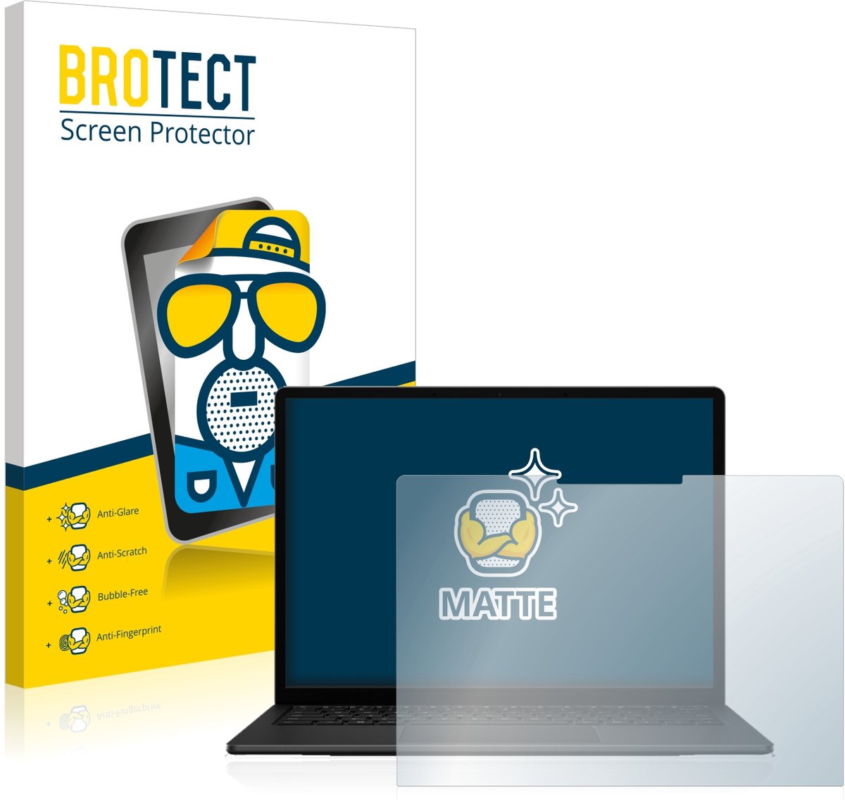 BROTECT - Screenprotector voor Microsoft Surface Laptop 5 15" - Folie Beschermfolie matte