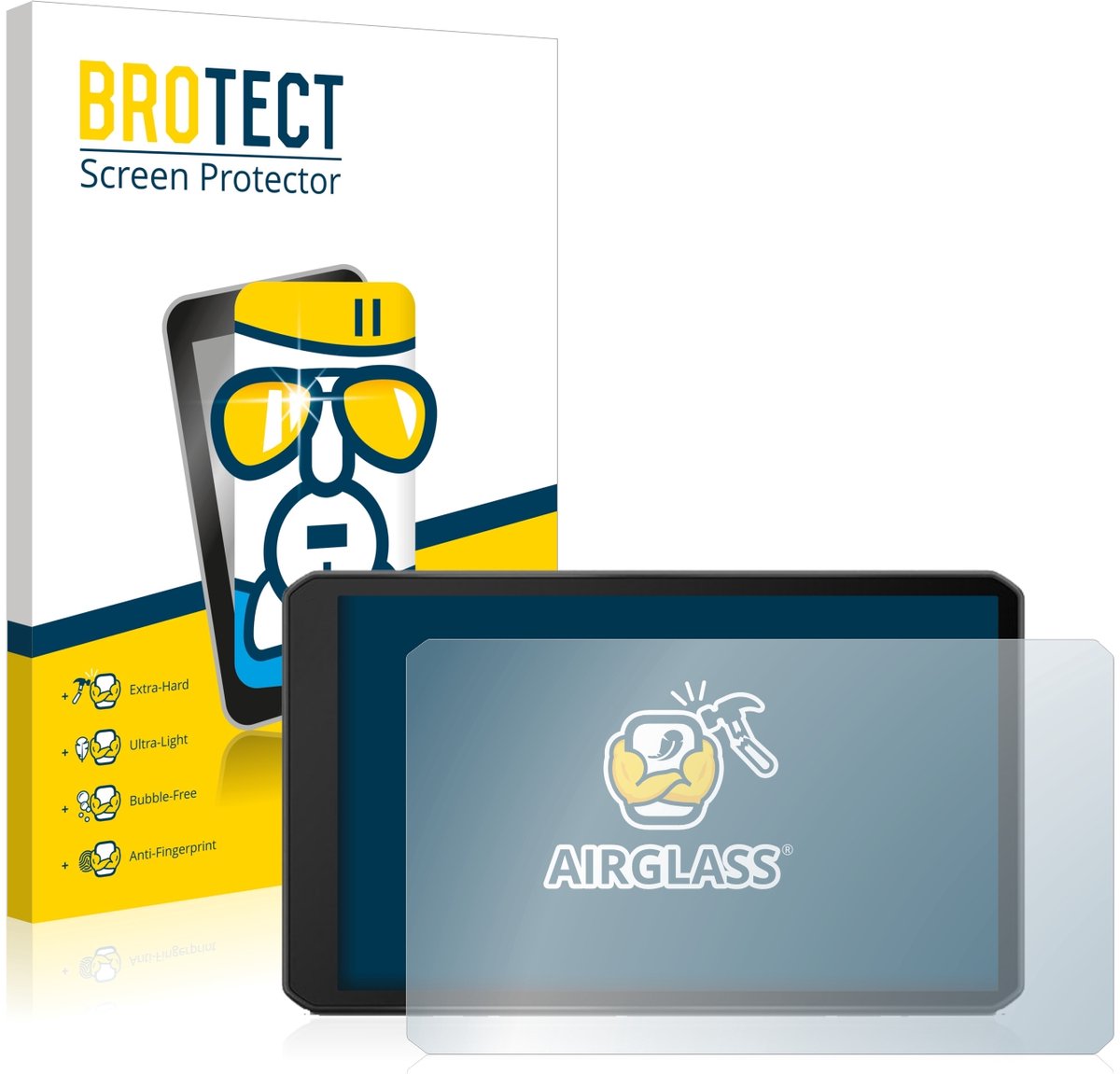 Screenprotector voor Garmin dezl LGV710 Beschermglas transparant