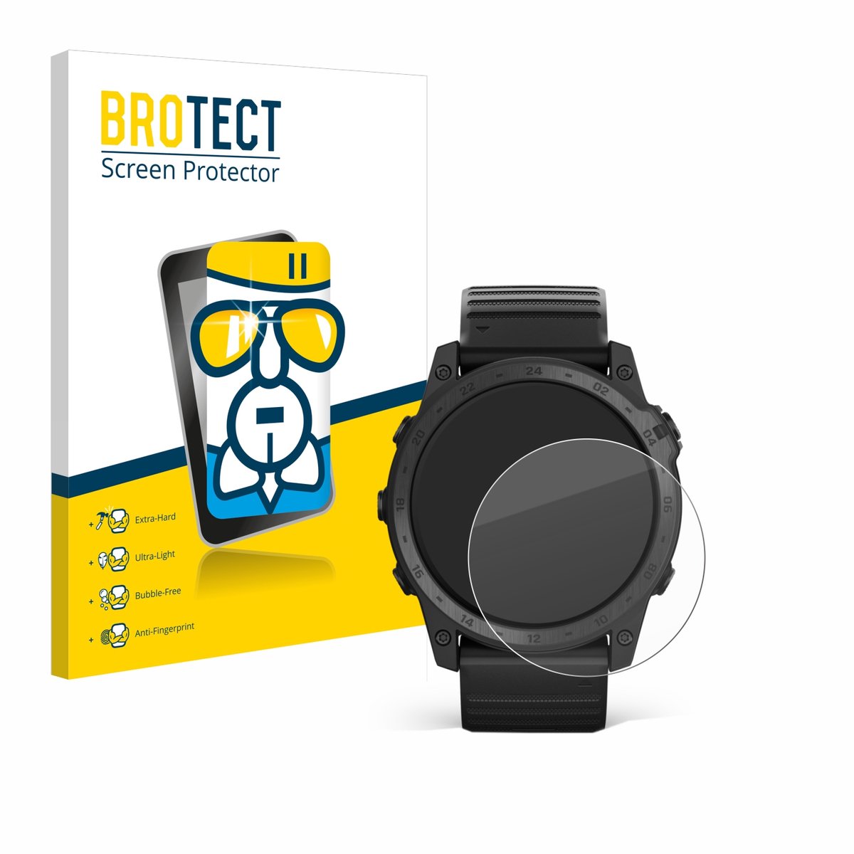 Screenprotector voor Garmin Tactix 7 Pro Beschermglas transparant