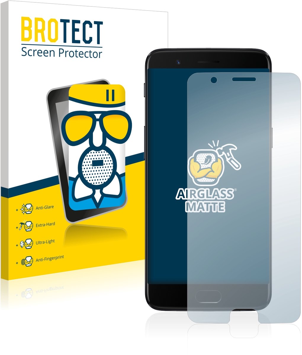 BROTECT - Screenprotector voor OnePlus 5 - Folie Beschermfolie Beschermglas matte