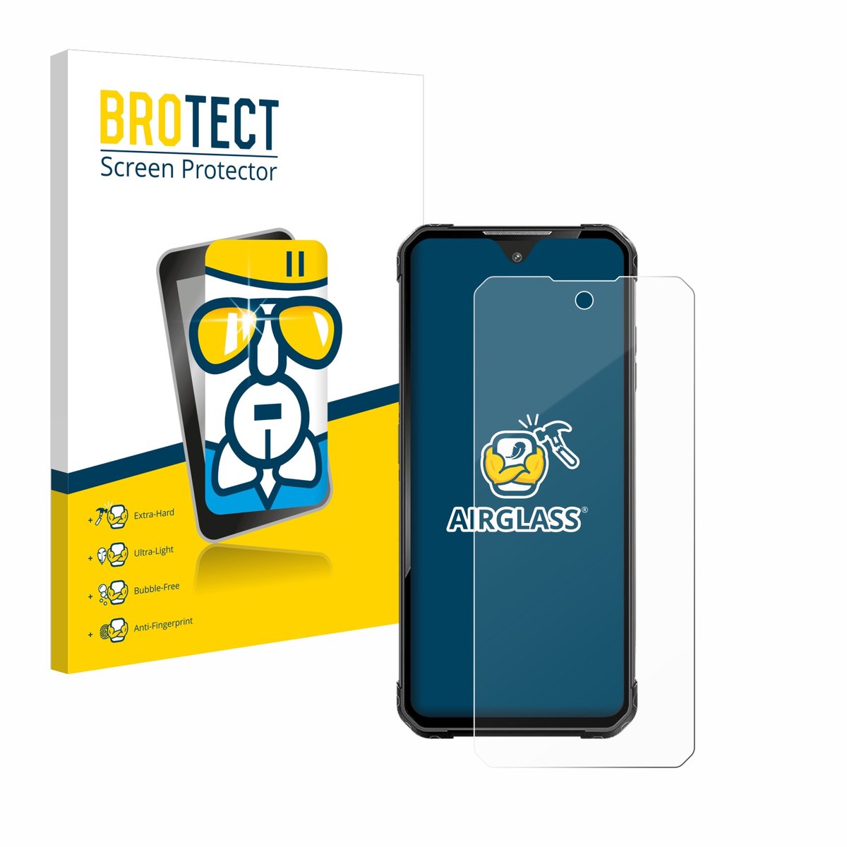 Screenprotector voor iiiF150 Air 1 Ultra Plus (2023) Beschermglas transparant