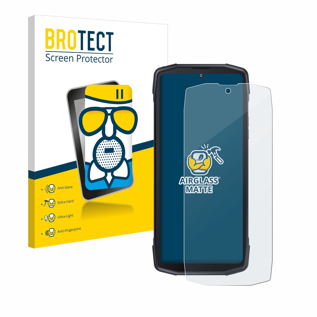 BROTECT - Screenprotector voor Cubot King Kong Star - Folie Beschermfolie Beschermglas matte