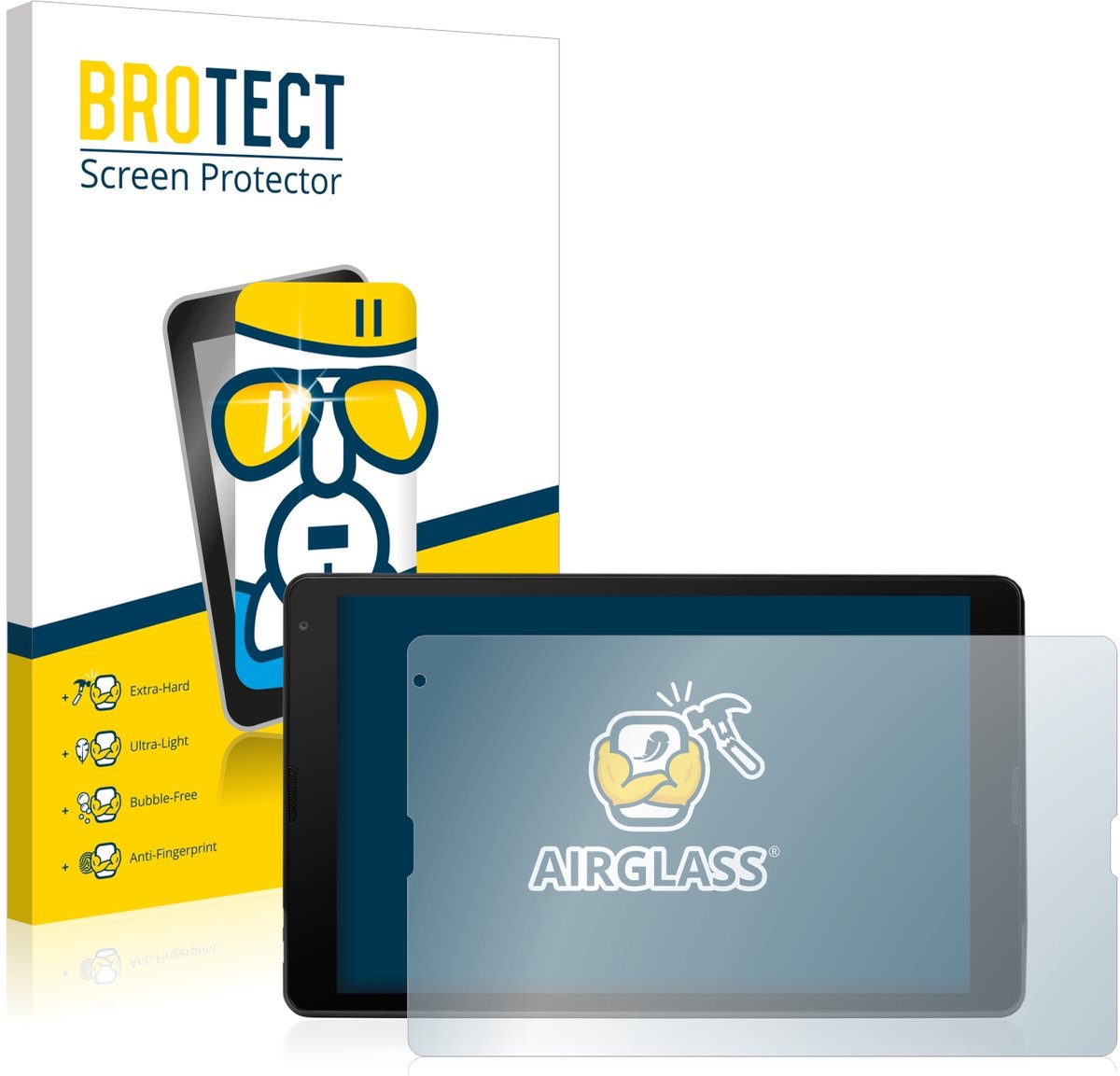 Screenprotector voor MEDION Lifetab E10420 Beschermglas transparant