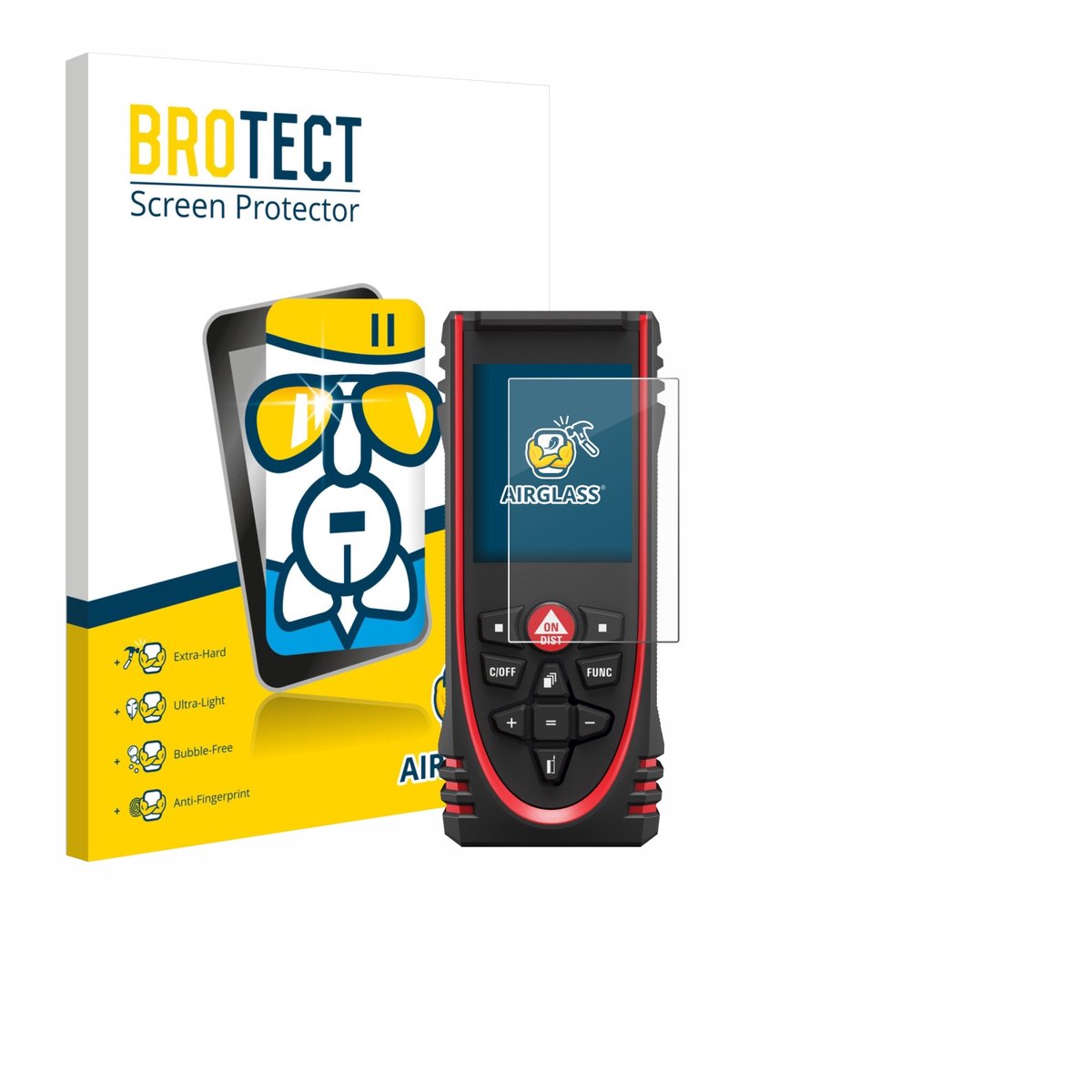 Screenprotector voor Leica DISTO X3 Beschermglas transparant