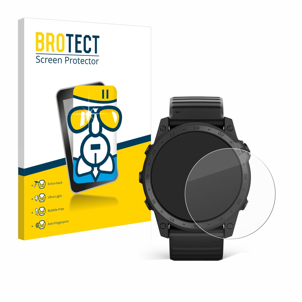 Screenprotector voor Garmin Tactix 7 AMOLED Beschermglas transparant