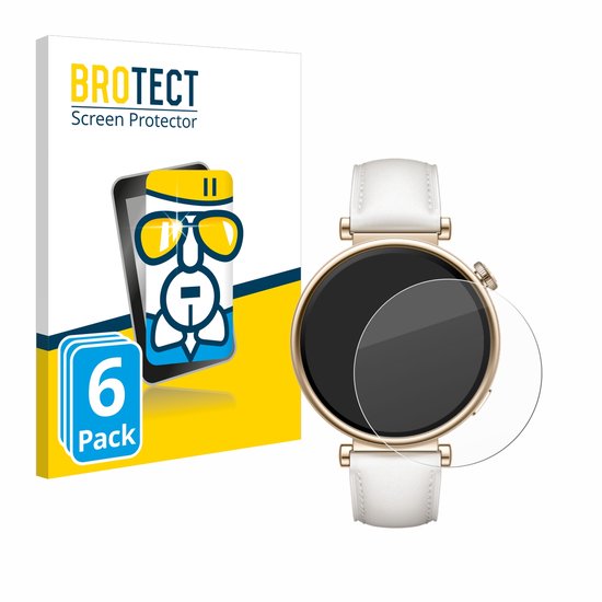 Screenprotector 6 Stuks voor Huawei Watch GT 4 (41mm) Beschermglas transparant