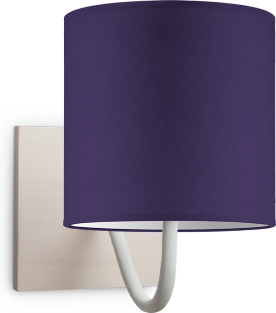 Lampenkap van rond leer, afneembaar, lampenkap voor tafeldecoratie, abrikoos