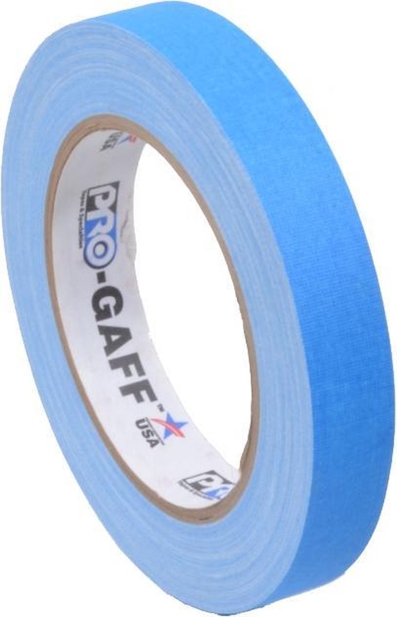 Pro Gaff neon gaffa tape 19mm x 22,8m blauw