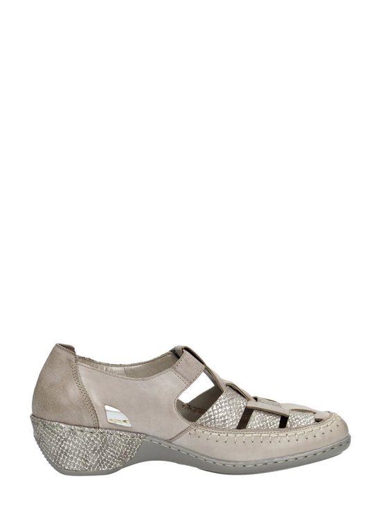 Rieker - Dames Instapschoenen - Taupe | Bestel nu!