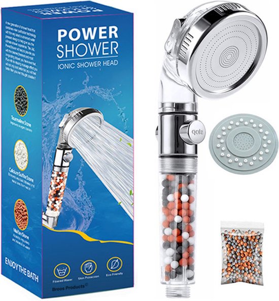 Broos Products Waterbesparende Douchekop Ionische Douchekop