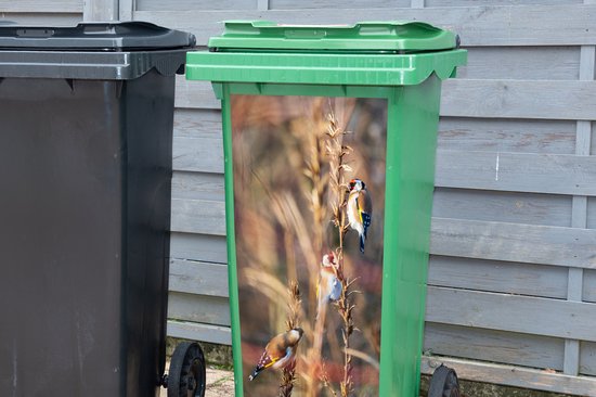 Container sticker Vogels - Takken - Bos - 44x98 cm - Kliko sticker