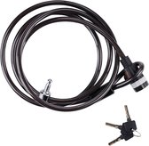 BLACK+DECKER Câble antivol BXCHBL7005 - Antivol familial pour vélo - Convient pour vélo, moto et scooter - Longueur 240 CM - Températures jusqu'à -20ºC - Zwart