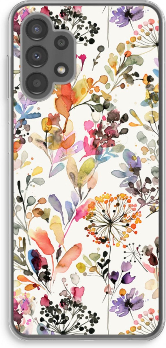 Case Company® - Hoesje geschikt voor Samsung Galaxy A13 4G hoesje - Wilde grassen - Soft Cover Telefoonhoesje - Bescherming aan alle Kanten en Schermrand